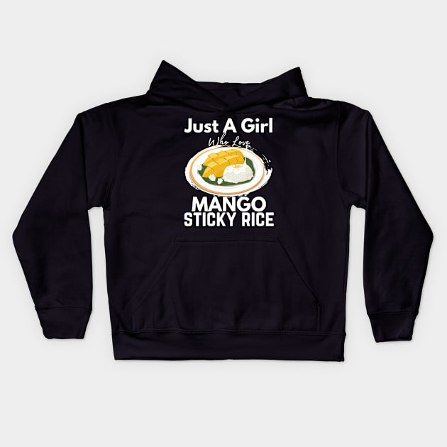 Mango Sticky Rice Milli Thailand Summer Food Lover I Lover Thailand Kids Hoodie by Johner_Clerk_Design